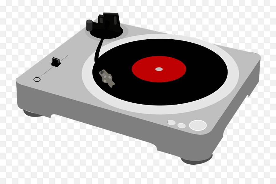 Turntable Record Player Music - Transparent Turntable Clipart Emoji,Vinyl Record Emoji