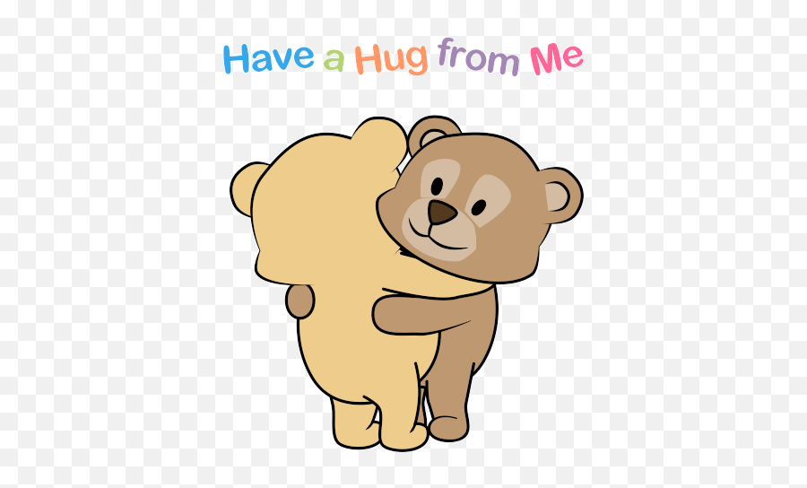 Sending You A Hug Wrapped With Lot Of - Tight Hug Pic Cartoon Emoji,Virtual Hug Emoji