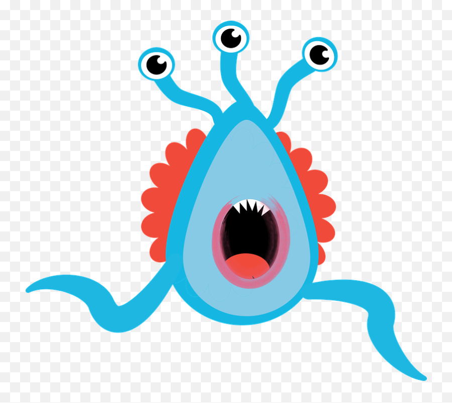 Monster Scared Running - Fear Emoji,Speed Demon Emoji