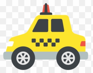 Emojione 1f695 - Taxi Vector Image Png Emoji,Car Emoji