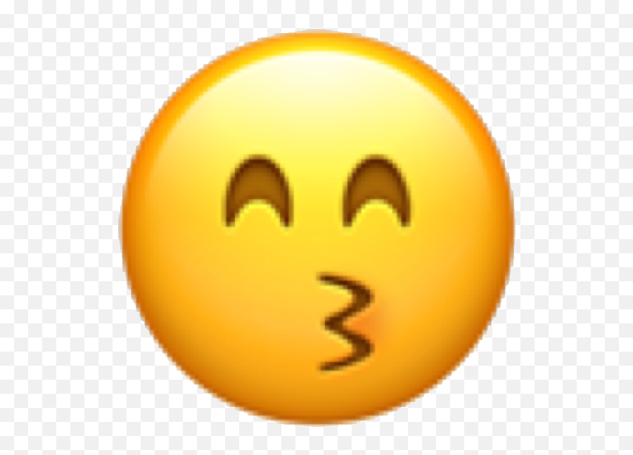 Emoji Emojicon Emote Face Emojiface Kiss Kissie Kissy - Transparent Relaxed Emoji,Kissy Face Emoji