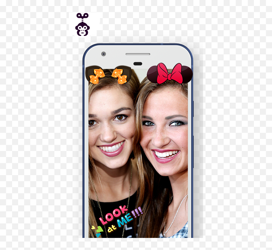 Snappy Photo Filters Stickers - Twee Vrouwen Emoji,Emoji Camera Maker