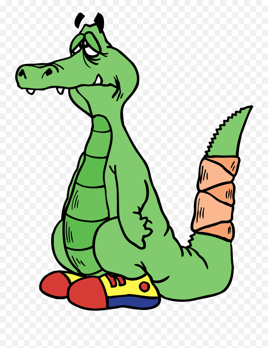 Shoes Broken Tail Sad Alligator - Sad Alligator Clipart Emoji,I'm Dead Emoji