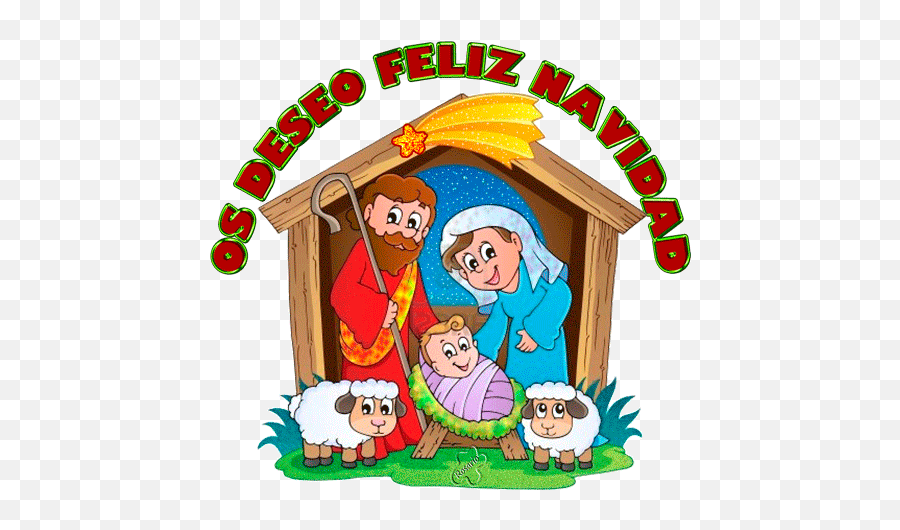 Gifs De Feliz Navidad - Christmas Jesus Clipart Emoji,Emoticones De Navidad