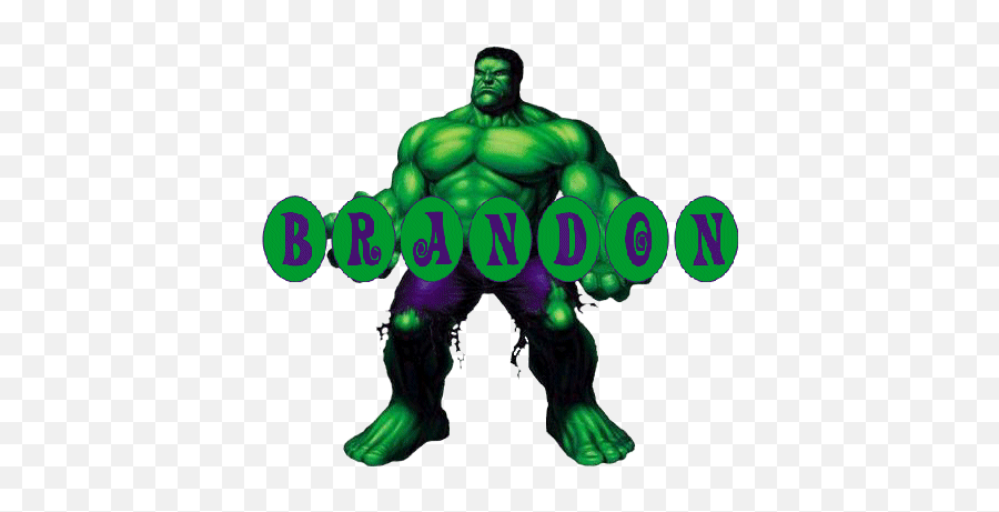 Brandon Name Graphic - Mexican Hulk Emoji,Bodybuilding Emoticons
