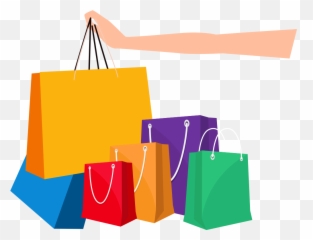 Online Shopping Bag - Transparent Background Bags Png Emoji