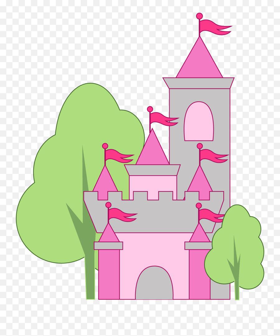 Princess Castle Clipart Free Clipart Images - Clipartix Clipart Cartoon Princess And Castle Emoji,Castle Emoji
