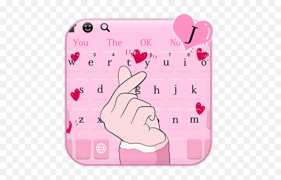 Finger Heart Love Keyboard - Apps On Google Play Clip Art Emoji,Finger Heart Emoji