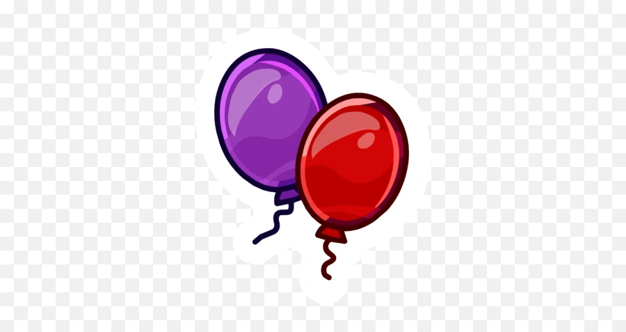 Anniversary Balloons Pin Club Penguin Wiki Fandom - Balloon Pin Art Emoji,Emojis Balloons