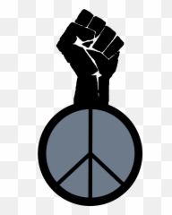 Download Clipart Library Raised Peace Art - Symbols For Black People Emoji