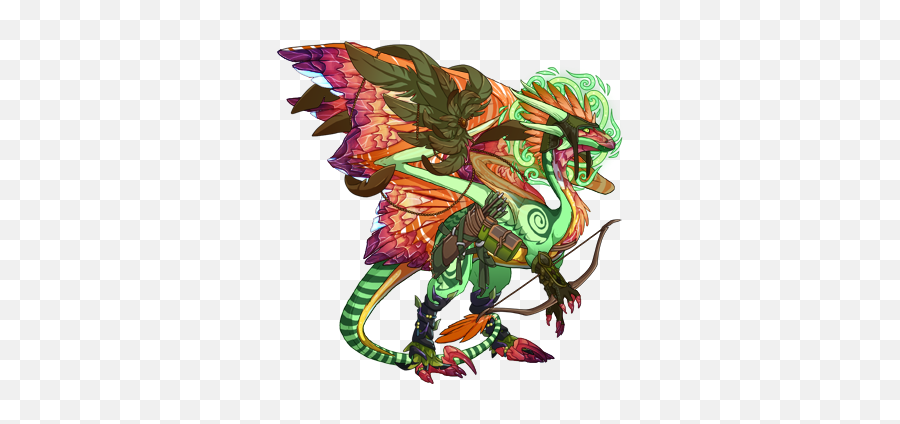 Subspecies Colorful Kites Dragon Share Flight Rising - Illustration Emoji,Hurray Emoji