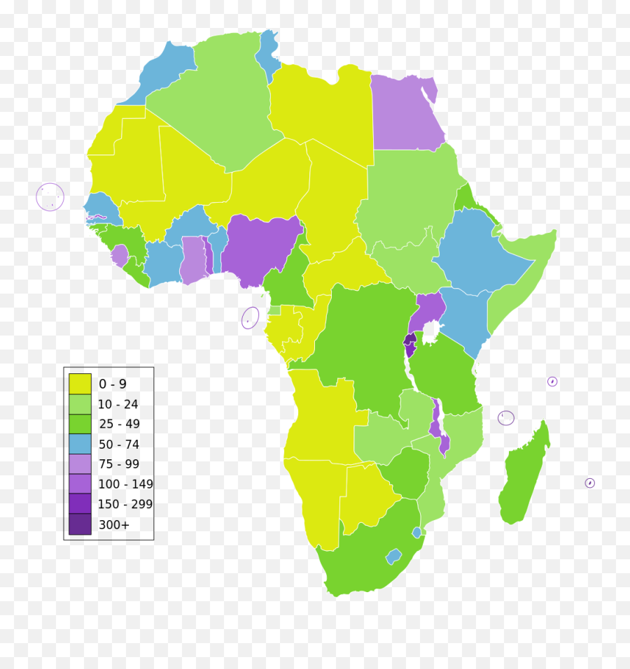 Africa Densidade Pop - Gsto Zaludnienia Afryki Emoji,Africa Emoji