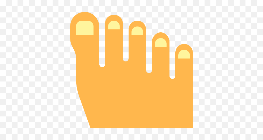 Toes Icon - Clip Art Emoji,Emoji Toes