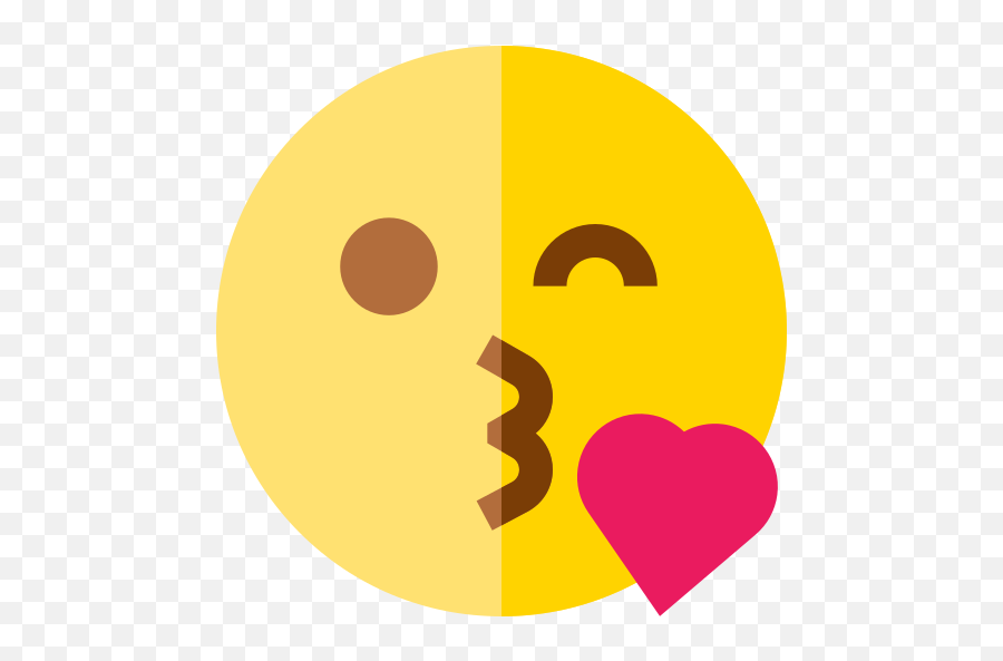 Kiss - Circle Emoji,Indian Emoticons