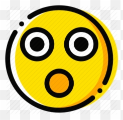 Emoji emoticon face shocked - Circle