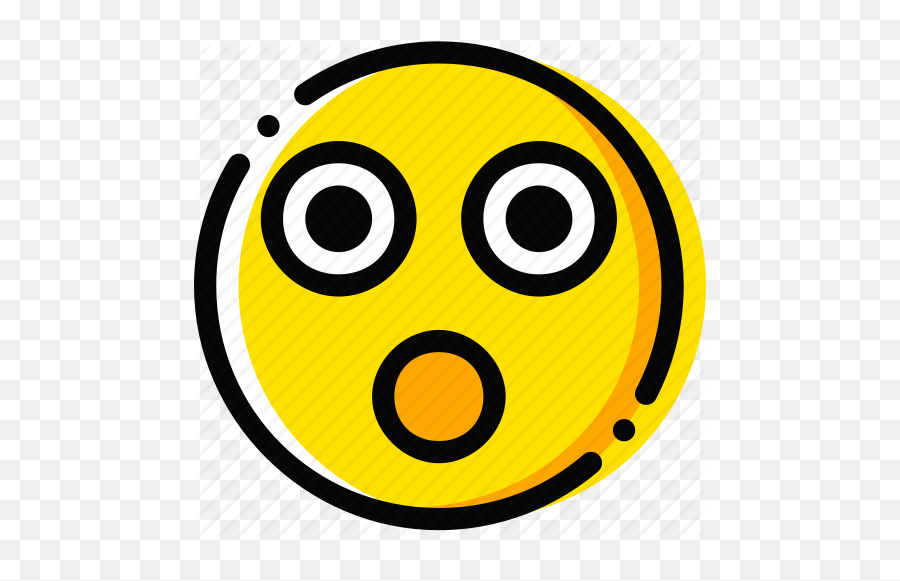 Emoji Emoticon Face Shocked Icon - Circle,Doctor Emoticons