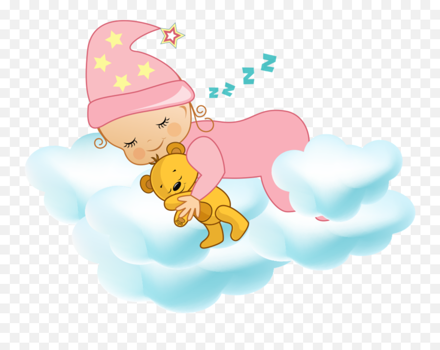 Freetoeditftestickers Clipart Baby Cloud Nighttime - Png Of Sleeping Baby Emoji,Sleeping Baby Emoji