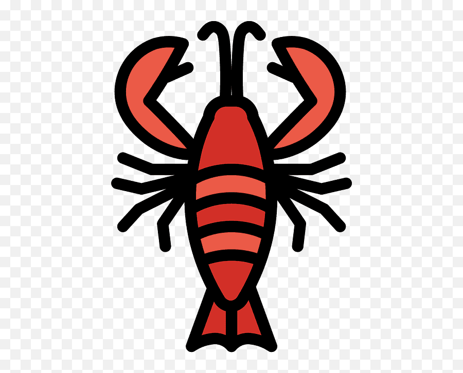 Lobster Emoji Clipart - Lobster Emoji,Crab Emoji