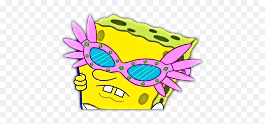 Spongebob Stickers For Whatsapp - Spongebob With Glasses Meme Emoji,Spongebob Emoji