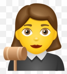 Woman Judge - Scientist Icon Emoji