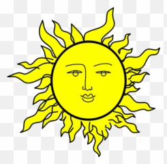 Sun With Face - Imagenes De Soles Animados Emoji,Sun Emoji