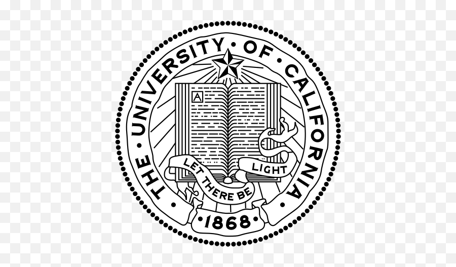 The University Of California 1868 - Transparent University Of California Logo Emoji,B Emoji No Background
