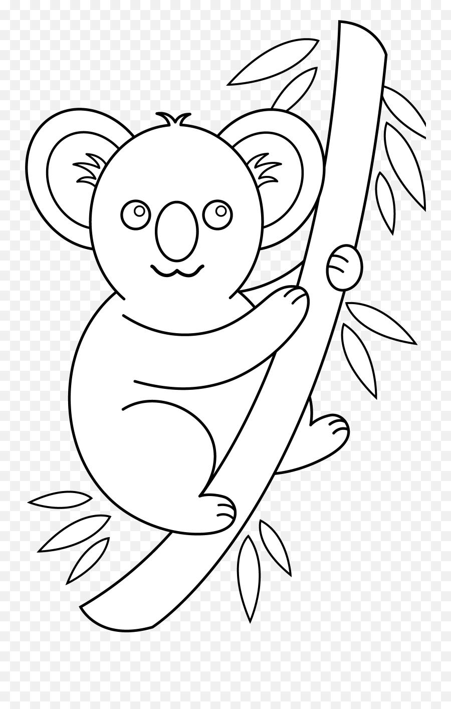 Free Koala Black And White Download - Koala Bear Clip Art Black And White Emoji,Koala Bear Emoji