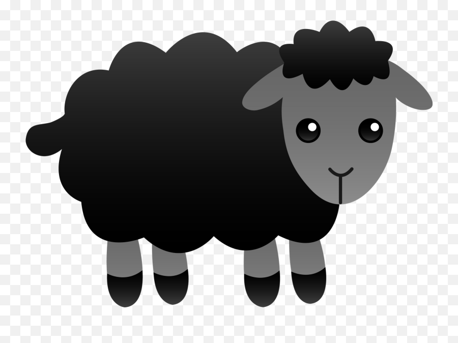 Baa Baa Black Sheep Clip Art - Baa Baa Black Sheep Clipart Emoji,Sheep Emoji