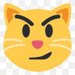 Twemoji12 1f63c - Smirk Cat Emoji