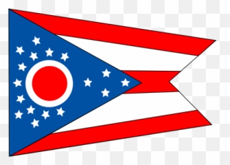 State Of Ohio Vector Illustration - Flag Clip Art Emoji