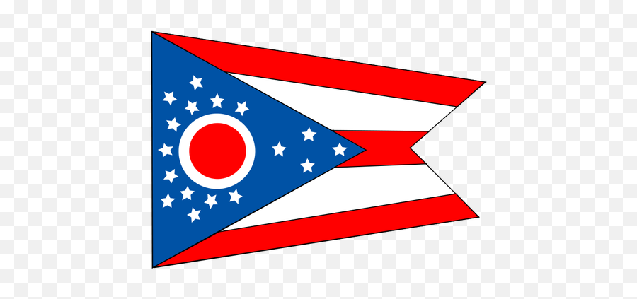 State Of Ohio Vector Illustration - Ohio Flag Clip Art Emoji,South Carolina Flag Emoji