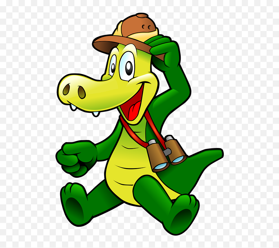 Free Anthropomorphic Cartoon Images - Alligator Cartoon Emoji,Cross Eyed Emoticons