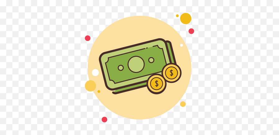 Us Dollar Icon - Cute Money Icon Png Emoji,Rolling Eyes Emoji Samsung