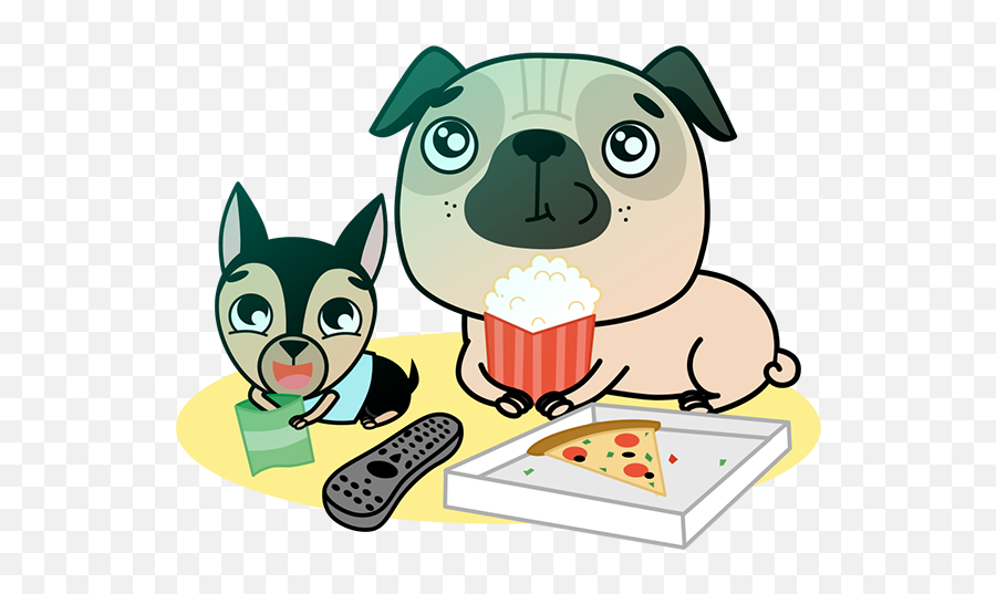 Pug Life Iii - Cartoon Emoji,Wiener Dog Emoji