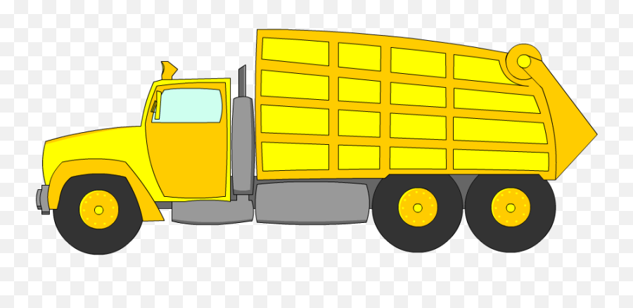 Vector Van Garbage Transparent Png - Transparent Garbage Truck Clipart Emoji,Garbage Truck Emoji