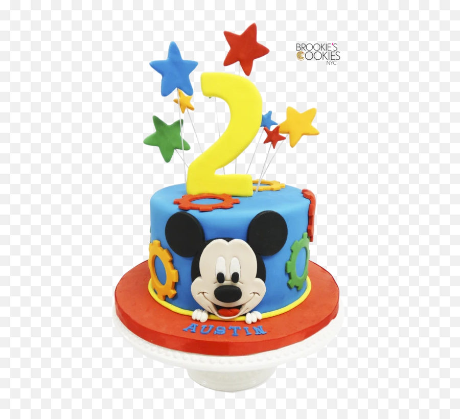 Mickey Mouse Clubhouse Cake - Mickey Mouse Character Cake Emoji,Cake De Emoji