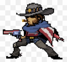Overwatch Pixel Sprays As Alternate - Overwatch Mccree Pixel Spray Emoji,Mccree Emoji