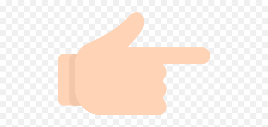 White Right Pointing Backhand Index Emoji For Facebook - Finger Pointing Right Emoji Black Background,Pointing Finger Emojis