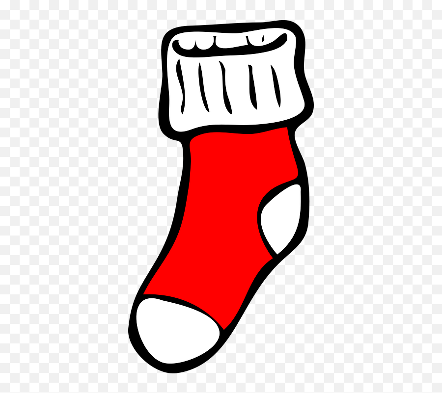 Stocking Christmas Sock - Socks Clipart Emoji,Christmas Stocking Emoji