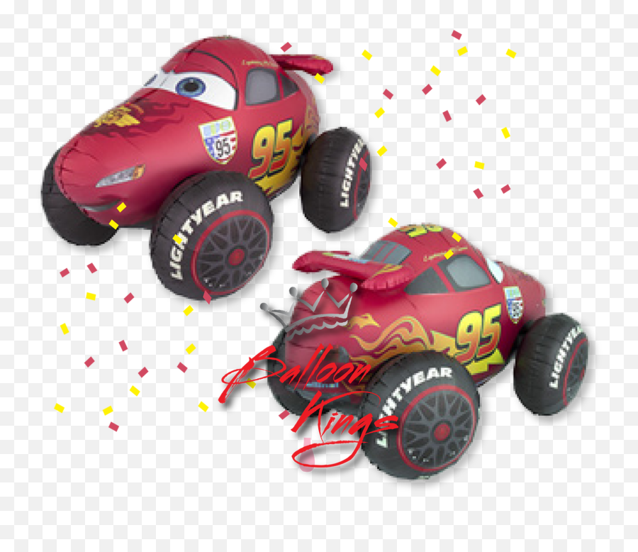 Cars Lightning Mcqueen Airwalker - Lightning Mcqueen Balloon Emoji,Girl Lightning Emoji