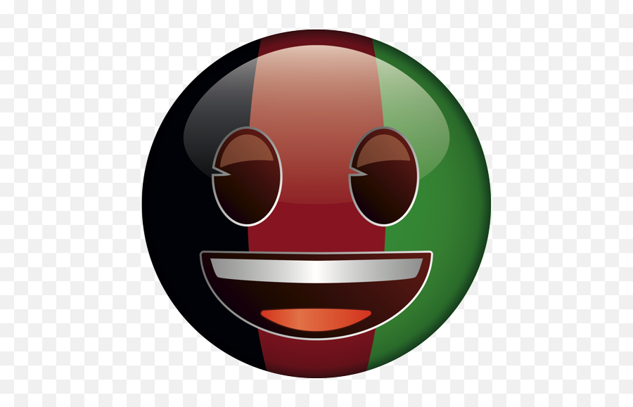 Grinning Face - Circle Emoji,Afghanistan Emoji