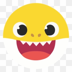 Baby Shark Face Clipart - Emoji