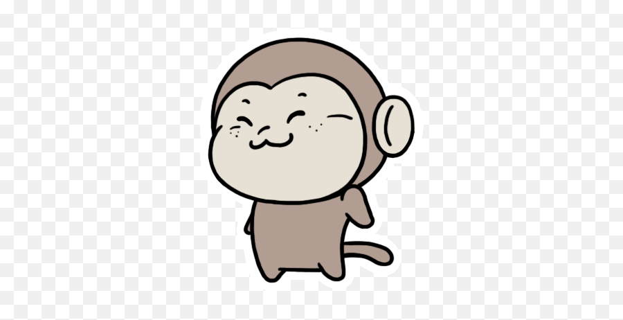 Top Drunk Monkey No Chat Stickers For Android U0026 Ios Gfycat - Cute Monkey Dance Gif Emoji,Drunk Face Emoji