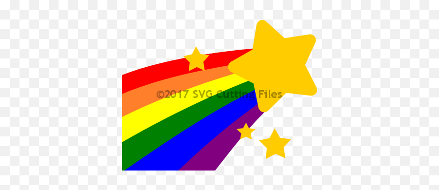 Miscellaneous Svg Files For Sure Cuts A Lot Svg Files Scal - Shooting Star With Rainbow Emoji,Shooting Star Emoji