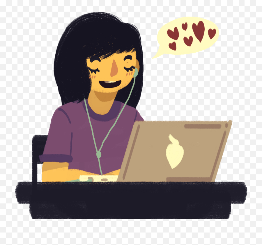 Devilu0027s Advocate Dating Apps Are A Convenient Way To Find - Girl Sitting At A Desk Clipart Emoji,Tinder Emoticons