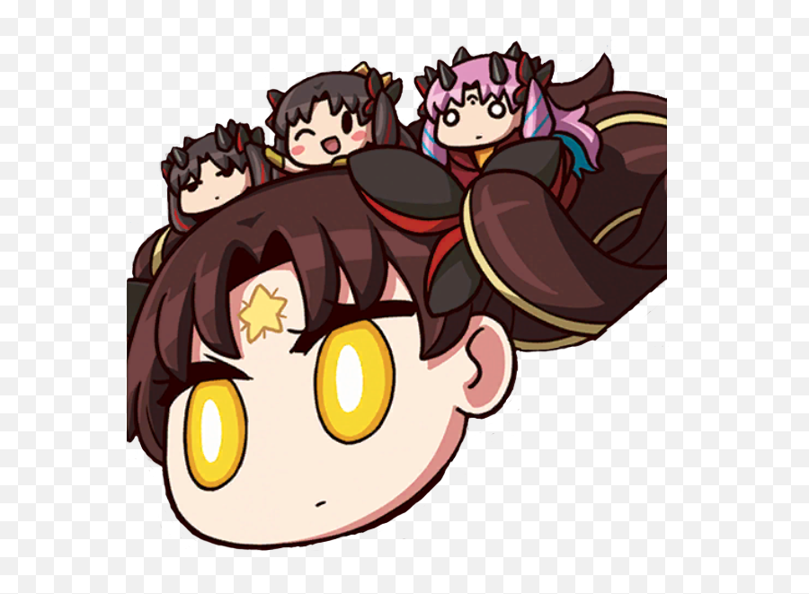 Have Your Favorite Servantu0027s Head Or An Early April - Fgo Space Ishtar Riyo Emoji,Saber Emoji