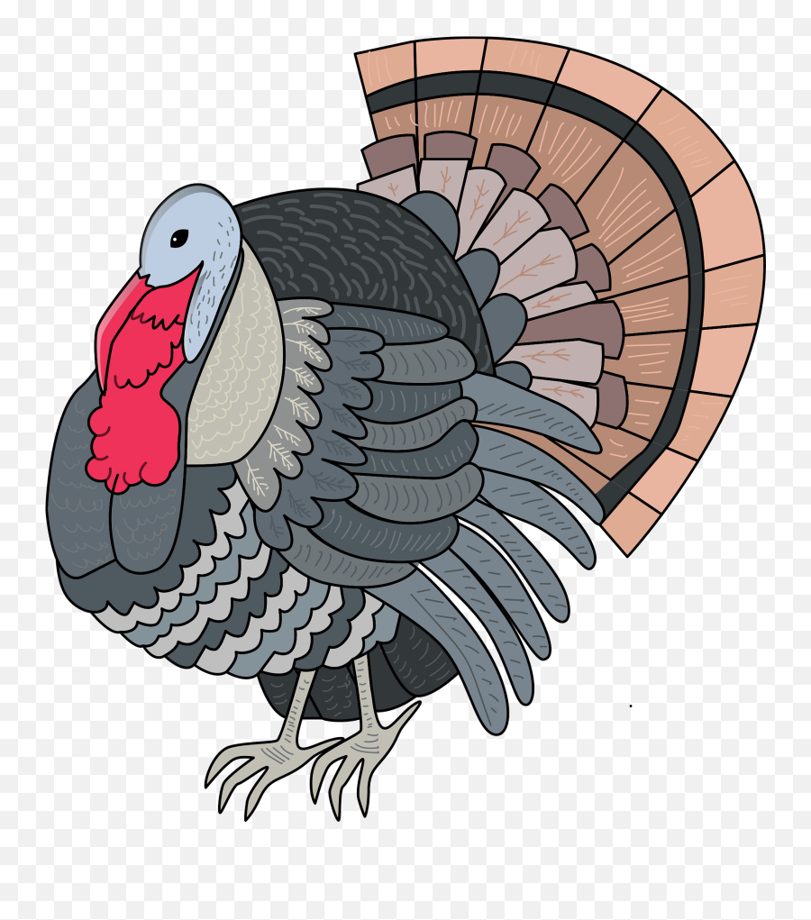 Turkey Clipart - Creazilla Turkey Clipart Emoji,Turkey Emoji
