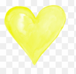 Heart Clipart Yellow - Yellow Heart Transparent Emoji,6 God Emoji