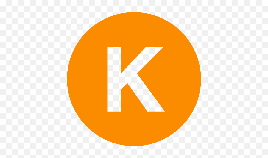 Eo Circle Orange Letter - Rss Icon Emoji,K Emoji