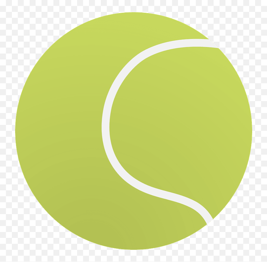 Tennis Ball Clipart - Tennis Ball Vector Png Emoji,Tennis Ball Emoji